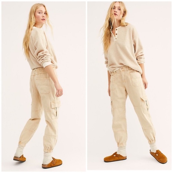 Free People Pants - Free People Platoon Cargo Tan Pant Size XS